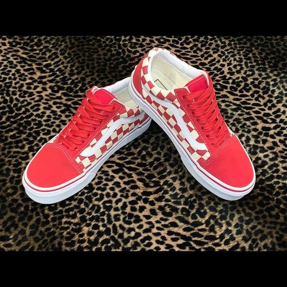 mens checkered old skool vans